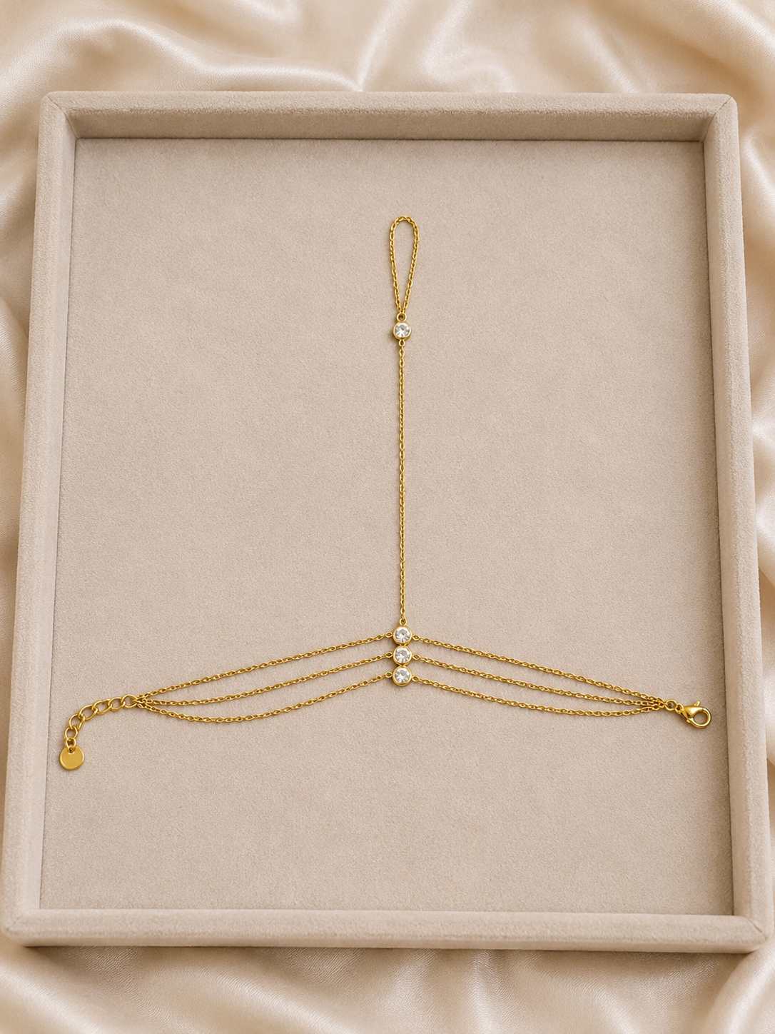 Triple Chain Hand Chain