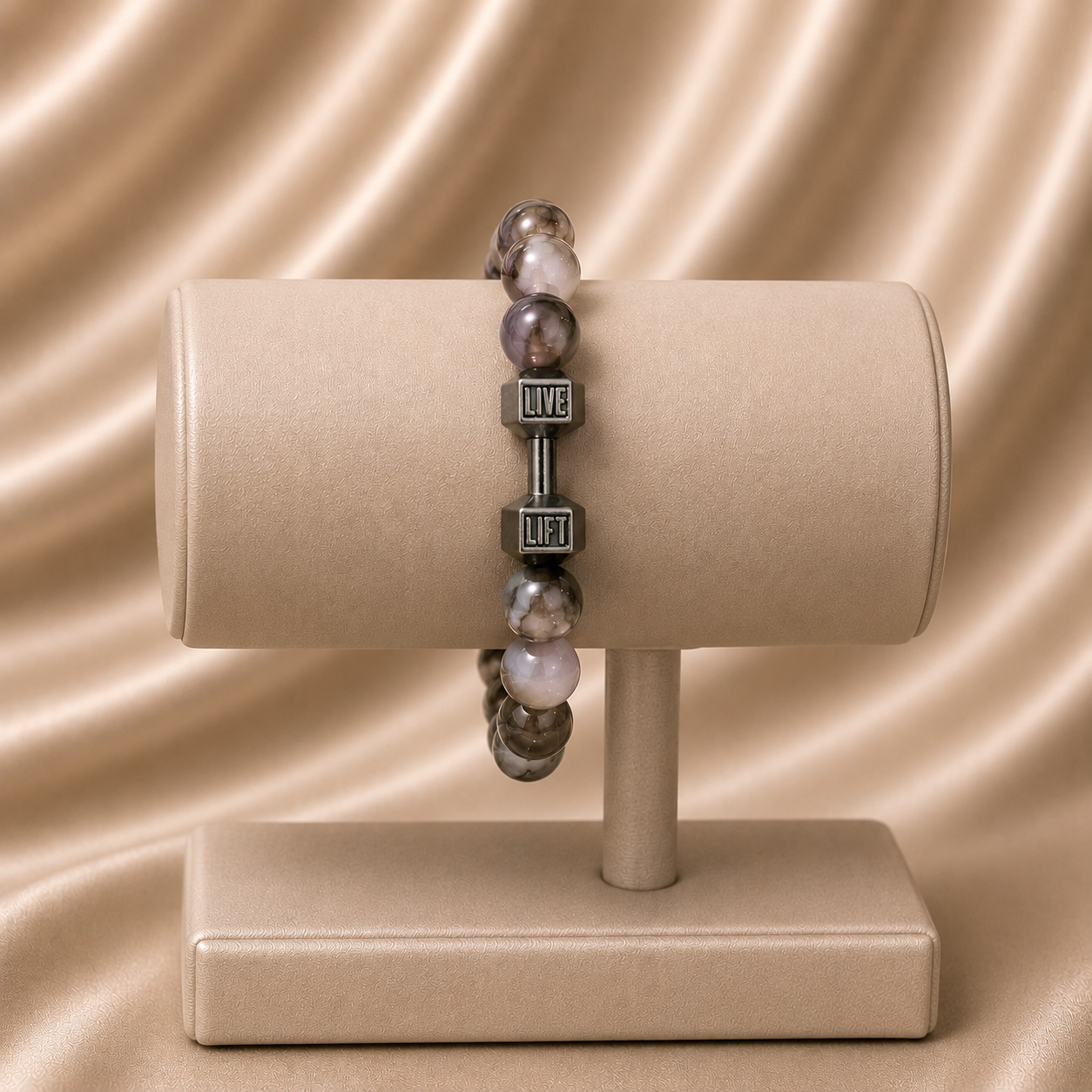 Dumbbell Beaded Rakhri Bracelet