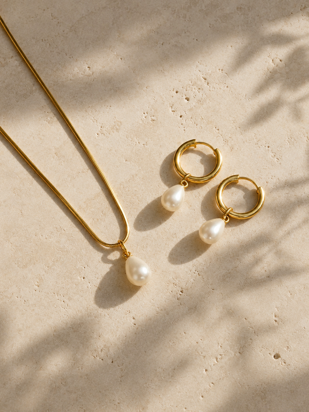 Teardrop Pearl Pendant