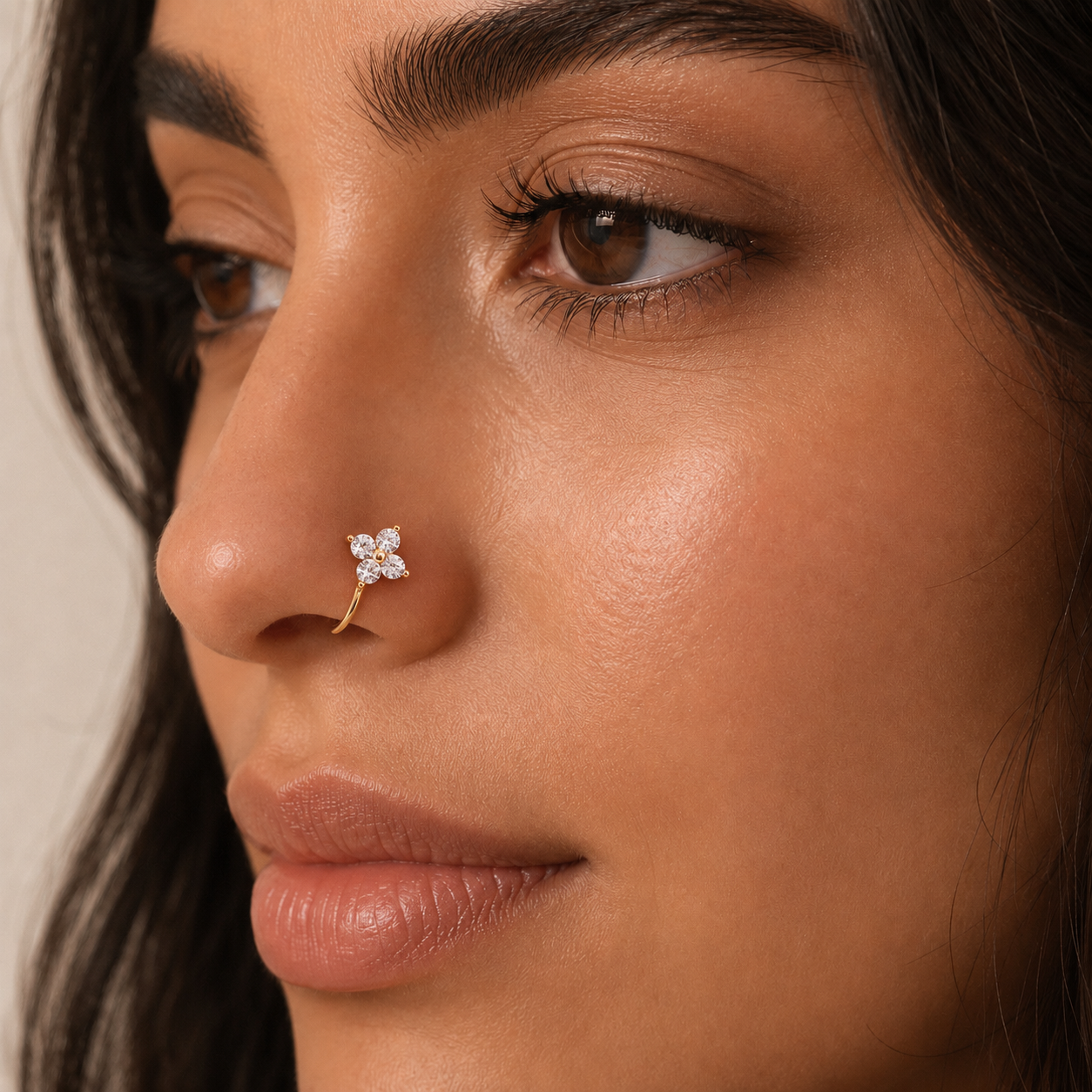 Floral Nose Ring
