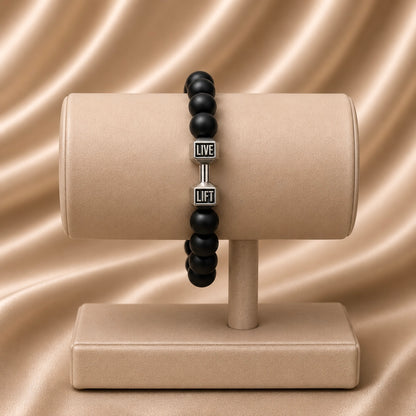 Dumbbell Beaded Rakhi Bracelet