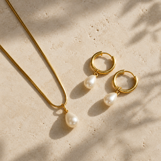 Teardrop Pearl Pendant