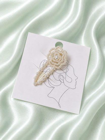 Floral hair Clips