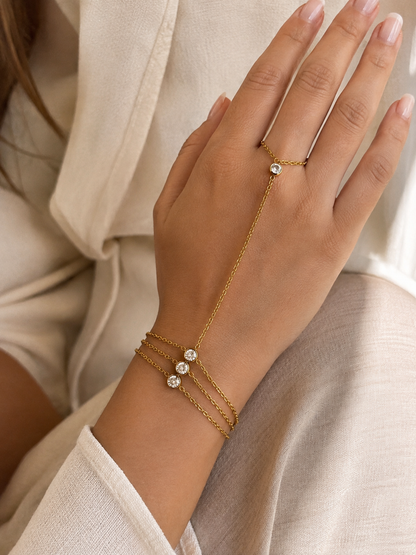 Triple Chain Hand Chain